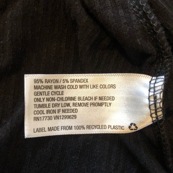 Wild Fable Womens Bodysuit Medium Black - Picture 7 of 7